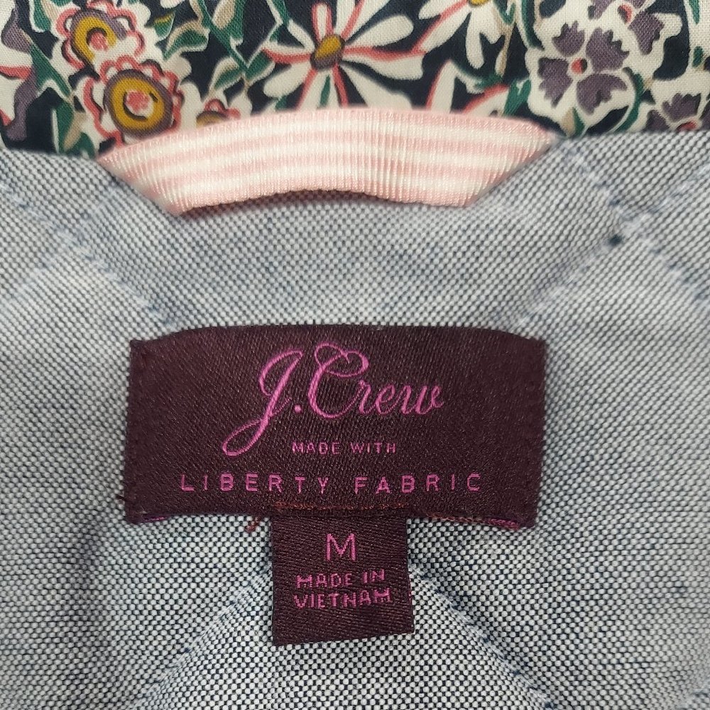 J.Crew Liberty Garden Print Quilted Downtown Field Jacket - Picture 7 of 9